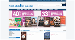 Desktop Screenshot of cookchristianbookstore.com